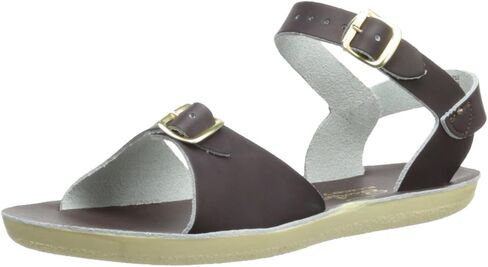 Salt Water Sandals by Hoy Shoes Surfer Hook & Loop (Toddler/Little Kid) White 9 Toddler M in Saudi Arabia