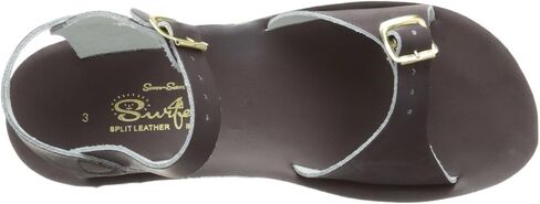 Salt Water Sandals by Hoy Shoes Surfer Hook & Loop (Toddler/Little Kid) White 9 Toddler M in Saudi Arabia
