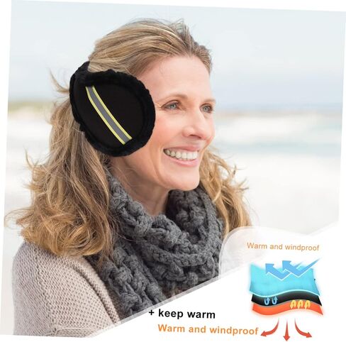 Fluorescent Strip Earmuffs Warmers Ear Warmer Ear Muffs for Cold Weather Ear Covers Protection Winter in Saudi Arabia