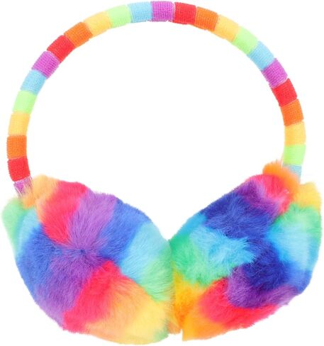 Homoyoyo Baby Ear Muffs reknated leate white fur ear cover cover roof for Winter in Saudi Arabia