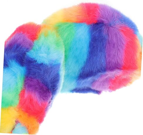 Homoyoyo Baby Ear Muffs reknated leate white fur ear cover cover roof for Winter in Saudi Arabia