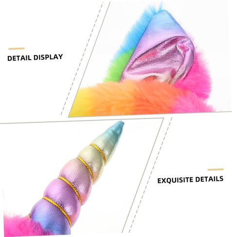Didiseaon Unicorn Earmuffs Unicorn with Babies Cartoon Hard Hat Ear Muffs Unicorn Hat Ear Muffs Winter Costume in Saudi Arabia