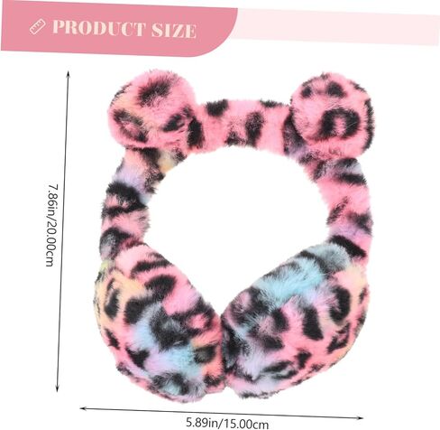Homoyoyo Earmuffs Ear Warmers Protective Ear Headband Ear Warmer Plush Earmuff Foldable Furry Winter Ear in Saudi Arabia