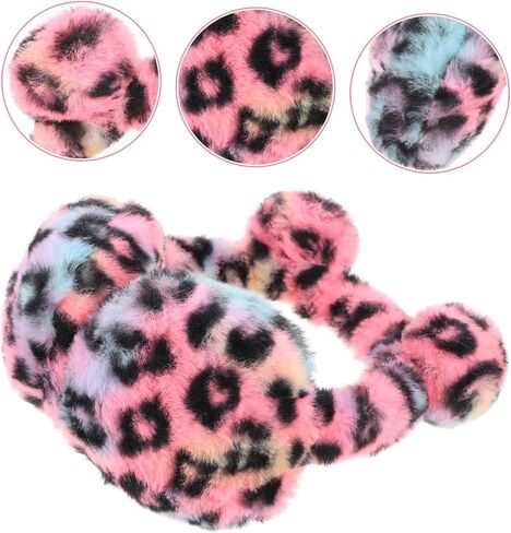 Homoyoyo Earmuffs Ear Warmers Protective Ear Headband Ear Warmer Plush Earmuff Foldable Furry Winter Ear in Saudi Arabia
