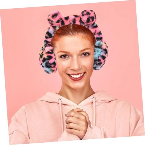 Homoyoyo Earmuffs Ear Warmers Protective Ear Headband Ear Warmer Plush Earmuff Foldable Furry Winter Ear in Saudi Arabia