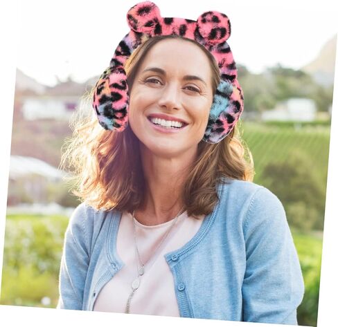 Homoyoyo Earmuffs Ear Warmers Protective Ear Headband Ear Warmer Plush Earmuff Foldable Furry Winter Ear in Saudi Arabia