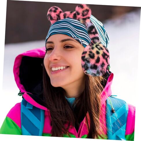 Homoyoyo Earmuffs Ear Warmers Protective Ear Headband Ear Warmer Plush Earmuff Foldable Furry Winter Ear in Saudi Arabia