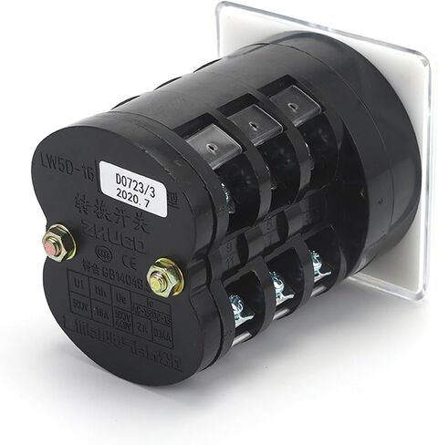 LW5D-16/D0723.3L16A 3 المواضع 1-0-2 الكهربائية 3 أعمدة مفتاح تغيير كاميرت محدد دوار مع مسامير أداة مفيدة in Saudi Arabia