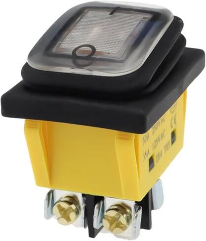 1PCS KCD4 على OFF 30A/250V DUTUCTION 4 PIN DPST IP67 SELED SELED T85 Auto Boat Toggle Rocker Switch مع LED 12V 220V (RED FOT RED ، 12-24V) in Saudi Arabia