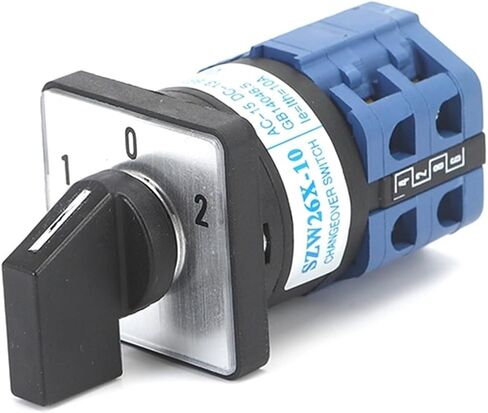SZW26/LW26-10 10A 1-0-2 D101.1 D202.2 D303.3 التحويل المحدد ، مفتاح اختيار المقبض الدوار العالمي على (10A D303.3) in Saudi Arabia
