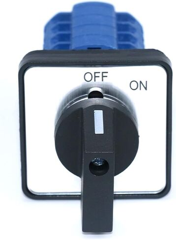 SZW26/LW26-20 20A 660V Off ON 4 Phase 16 Terminals Power Knob Rotary Cam Universal Switch 64X64 Mm 48X48 Mm Panel Mount(C08.4 Off ON 64X64mm) in Saudi Arabia