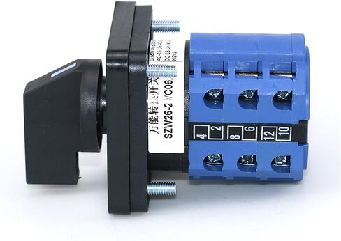 SZW26/LW26-20/C06.3 20A نقل المحدد CAM CAM Universal Off 3 Pole 2 Position 64x64 48x48 MM لوحة (C06.3 قبالة على 64 × 64 ملم) in Saudi Arabia