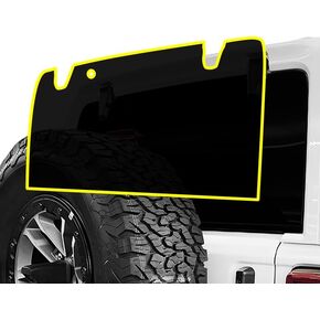 BOGAR TECH DESIGNS - Precut Front Premium Nano-Ceramic Window Film Tint Kit Compatible with Jeep Wrangler JL 4 Door 2018+, 35% in Saudi Arabia