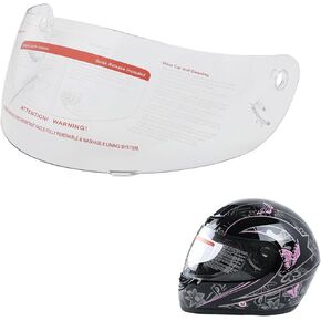 TCMT Clear Replacement Motorcycle Scooter Flip Up Full Face Helmet Visor Shield For TCMT Adult Full Face Helmet Anti-fog treatment Anti-UV treatment Anti-scratch treatment in Saudi Arabia
