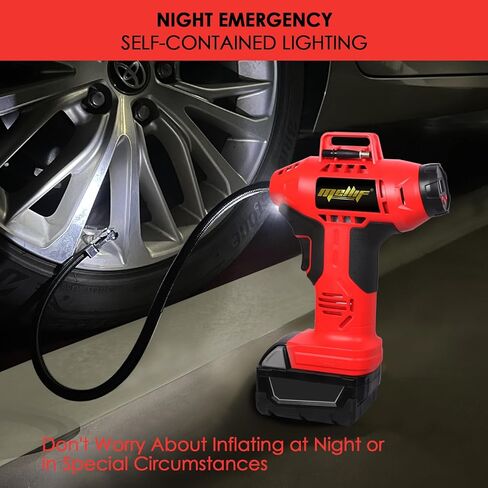 ضاغط هواء منفاخ الإطارات، متوافق مع بطارية ديوالت 20 فولت بحد أقصى، مضخة هواء كهربائية محمولة لاسلكية 160 رطل لكل بوصة مربعة مع بطارية وشاحن ميليف 20 فولت، مقياس ضغط رقمي للسيارة والدراجة والكرة الرياضية in Kuwait