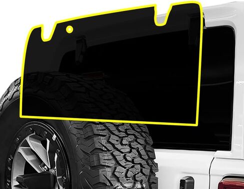 BOGAR TECH DESIGNS - Precut Front Premium Nano-Ceramic Window Film Tint Kit Compatible with Jeep Wrangler JL 4 Door 2018+, 35% in Saudi Arabia