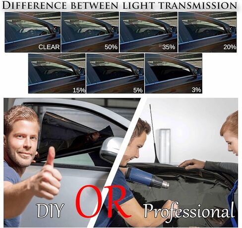 Premium Nano Carbon Professional Window Tint Fits Dodge Promaster 1500, 2500, 3500 1996-2023 Driver and Passenger precut to Factor fit for Maximum Heat Reduction and Privacy (35% Shade) in Saudi Arabia