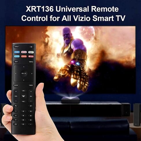 XRT136 جهاز تحكم عن بعد بديل عالمي متوافق مع جميع أجهزة تلفزيون Vizio الذكية بما في ذلك D-Series M-Series P-Series V-Series in Saudi Arabia