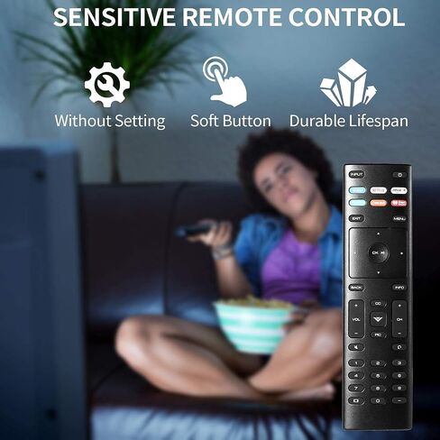 XRT136 جهاز تحكم عن بعد بديل عالمي متوافق مع جميع أجهزة تلفزيون Vizio الذكية بما في ذلك D-Series M-Series P-Series V-Series in Saudi Arabia