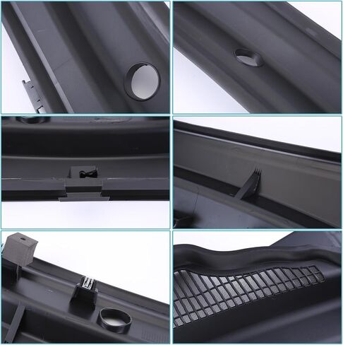 Cowl Top Panel Compatible for Jeep Grand Cherokee 2011 2012 2013 2014 2015 Windshield Wiper Cowl Front Upper Cowl Panel Insert Panel Grille Top Deflector Replaces# 55079197AH - ABS Plastic Black in Saudi Arabia