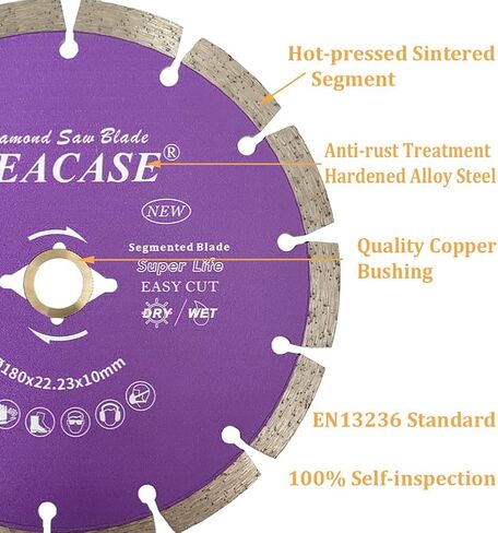 7 inch General Purpose Segmented Diamond Saw Blade for Concrete Masonry Brick Block Stone in Saudi Arabia