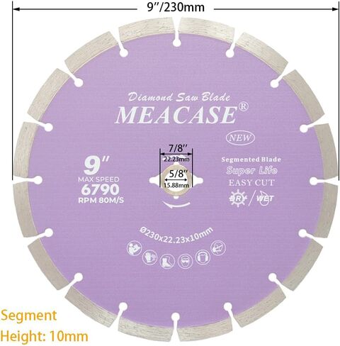 7 inch General Purpose Segmented Diamond Saw Blade for Concrete Masonry Brick Block Stone in Saudi Arabia