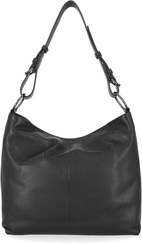 Harley-Davidson Women's Rebel Pebble Bar & Shield Bucket HOBO Purse, Black in Saudi Arabia
