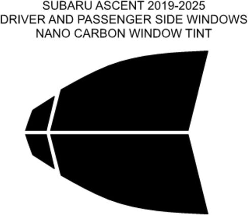 Precut Tint Kit Film Nano Carbon Film for Subaru Ascent 2019-2025 Driver و Wassenger Windows Computer Cupt Late Windows .. (35 ٪ All) in Saudi Arabia