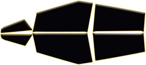 Precut Chameleon Windows Tint Film Kit for Tesla Cybertruck Pickup Truck 2024/2025 Customize Shade: Two Ply Nano 5%, 20%, 30% 35% VLT UV99% Rays IRR for All Sides Glass (20% All Sides) in Saudi Arabia