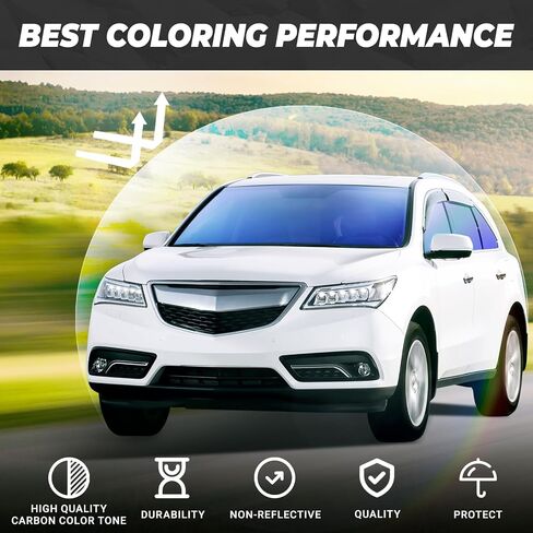 Precut two ply Chameleon Nano Windows Tint Kit for Tesla Model Y Sedan 2020-2024 تخصيص الظل: 5 ٪ ، 20 ٪ ، 30 ٪ 35 ٪ VLT UV99 ٪ Rays IRR لجميع الجوانب الزجاجية (20 ٪ من جميع الجانب) in Kuwait