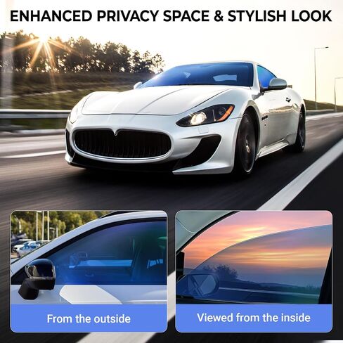 Precut two ply Chameleon Nano Windows Tint Kit for Tesla Model Y Sedan 2020-2024 تخصيص الظل: 5 ٪ ، 20 ٪ ، 30 ٪ 35 ٪ VLT UV99 ٪ Rays IRR لجميع الجوانب الزجاجية (20 ٪ من جميع الجانب) in Kuwait