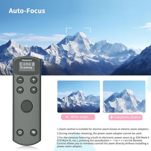 Wireless Camera Remote Control Shutter Release with Focus Zoom for Sony A7C,A7III,ZV-1,ZV-E10,ZV-1F,A6100,A6400,A6700,A7IV,RX100 VII,A9,A9 II,DSC-RX0 II,DSC-RX100 VII,Replace Sony RMT-P1BT in Saudi Arabia
