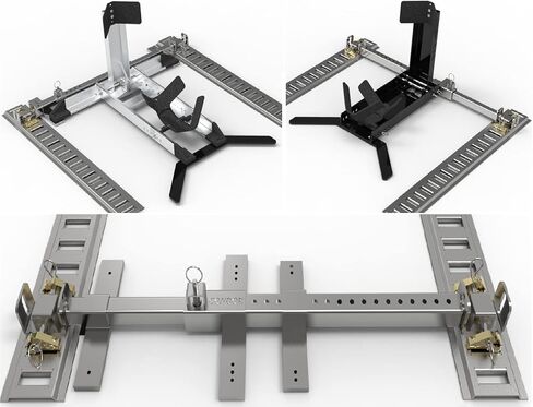 مجموعة محول المسح الإلكترونية Universal T-T-Track Condor للدراجة النارية لـ Wheel chock/trailer Stand/Ramp (Univ-E Track) in Saudi Arabia