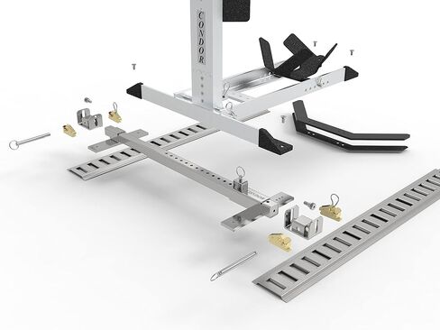 مجموعة محول المسح الإلكترونية Universal T-T-Track Condor للدراجة النارية لـ Wheel chock/trailer Stand/Ramp (Univ-E Track) in Saudi Arabia