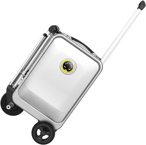 SE3S Smart Riding Luggage Electric Suitcase Scooter with Removable Battery (silver) in Saudi Arabia