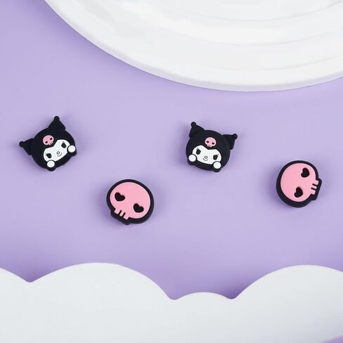 4PCS Switch Joy Con Thumb Grip Caps,Soft Silicone Joystick Cover,Kawaii Thumbstick Caps Compatible with Nintendo Switch/OLED/Lite in Kuwait