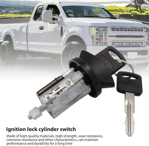 مفتاح اسطوانة قفل الإشعال مع 2-KEYs لعام 1997-2004 فورد موستانج ريب.# 7012802 ، 707624 ، 924-724 in Kuwait
