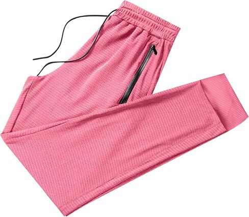Mesh Pants for Men Ice Silk Thin Sweatpants Breathable Lightweight Jogger Pants Summer Gym Track Pants Big and Tall in Kuwait