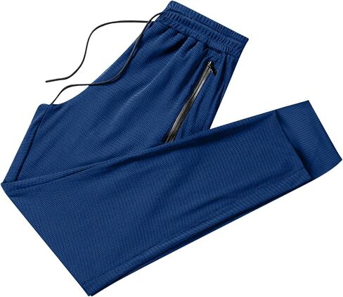 Mesh Pants for Men Ice Silk Thin Sweatpants Breathable Lightweight Jogger Pants Summer Gym Track Pants Big and Tall in Kuwait