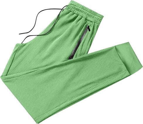 Mesh Pants for Men Ice Silk Thin Sweatpants Breathable Lightweight Jogger Pants Summer Gym Track Pants Big and Tall in Kuwait