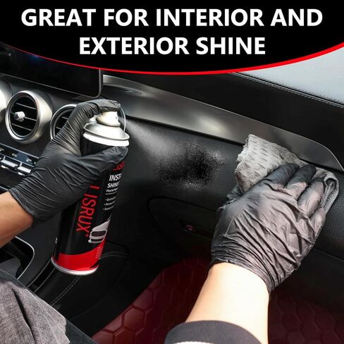 Shine & Protremant High Gloss Coating 16.9 OZ (12 Pack) ، Frhe Shine Clear Coat Spray for Automotive Interior and Oute Bracks ، تجديد ، وحماية البلاستيك ، الفينيل ، المطاط ، القطع in Kuwait