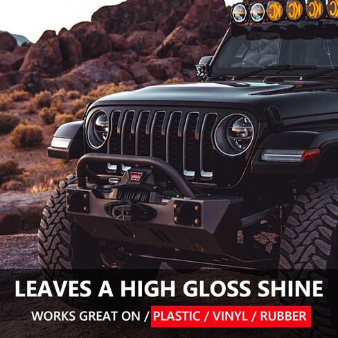 Shine & Protremant High Gloss Coating 16.9 OZ (12 Pack) ، Frhe Shine Clear Coat Spray for Automotive Interior and Oute Bracks ، تجديد ، وحماية البلاستيك ، الفينيل ، المطاط ، القطع in Kuwait