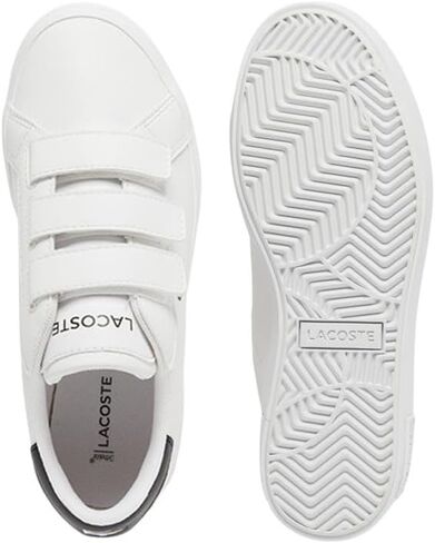 Lacoste Unisex-Child Children's Powercourt Sneaker, Eclipse Blue/Cork, 13.5 in Saudi Arabia