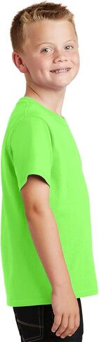 Port & Company Boys '54 Oz 100 ٪ Cotton T Shirt in Kuwait