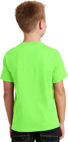 Port & Company Boys '54 Oz 100 ٪ Cotton T Shirt in Kuwait