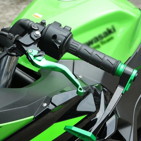 دراجة نارية فرامل القابض أحرز حرس بار نهاية حارس يدوية متوافقة مع K.awasaki Ninja 500 ABS/SE/KRT 2024 2025 | حامي المقود الألمنيوم Ninja500 (الأسود) in Saudi Arabia