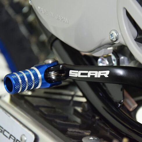 دواسة ناقل الحركة القابلة للطي من SCAR متوافقة مع Yamaha YZF YZ-F 250 450 YZ250F YZ450F 14-16 - أزرق in Kuwait