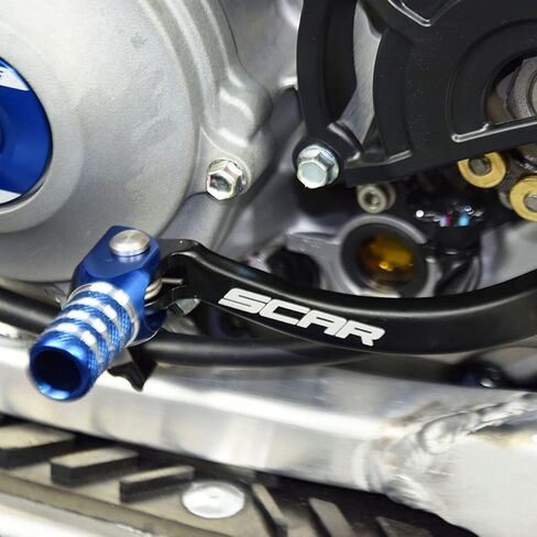 دواسة ناقل الحركة القابلة للطي من SCAR متوافقة مع Yamaha YZF YZ-F 250 450 YZ250F YZ450F 14-16 - أزرق in Kuwait