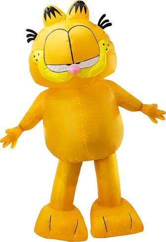 Rubies Adult Garfield Inflatable Costume for Themed Parties and Halloween, As Shown, One Size in Saudi Arabia