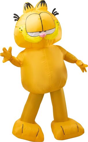 Rubies Adult Garfield Inflatable Costume for Themed Parties and Halloween, As Shown, One Size in Saudi Arabia